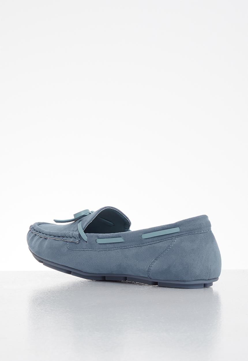 Butterfly Feet - Naomi boat shoe - blue