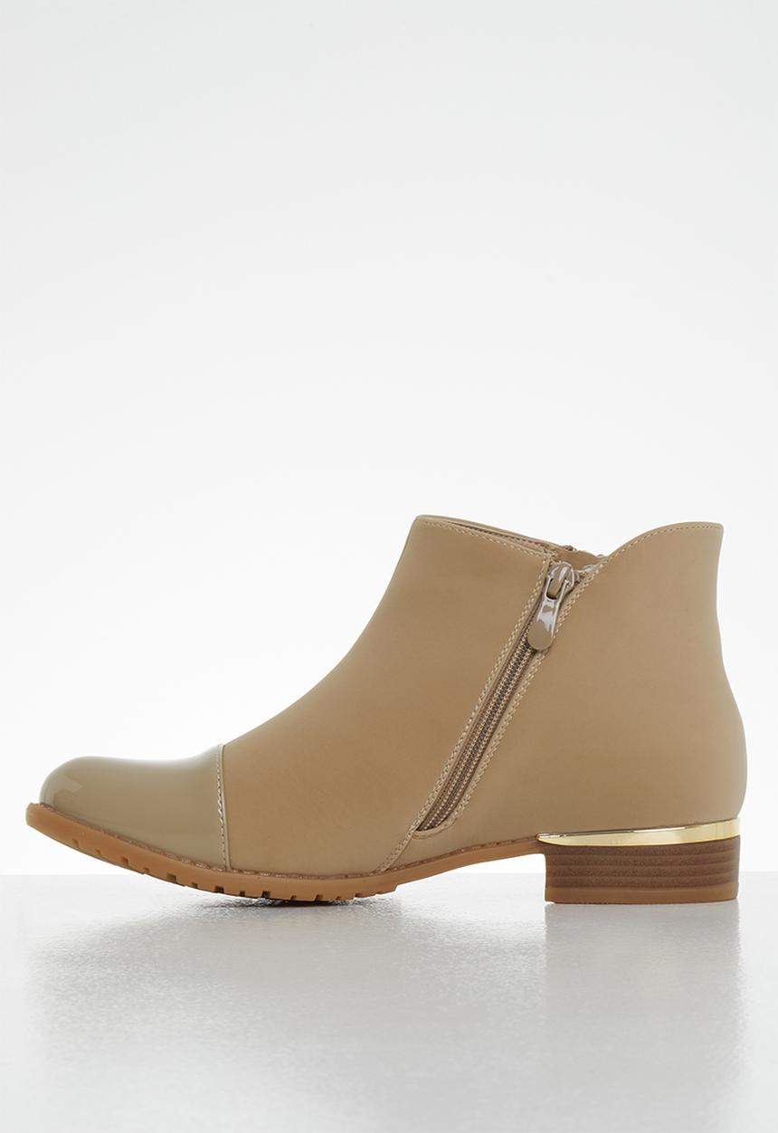 Miss Black - Hadar ankle boot - nude