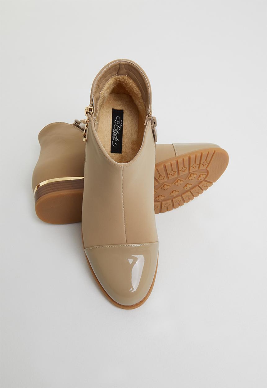 Miss Black - Hadar ankle boot - nude