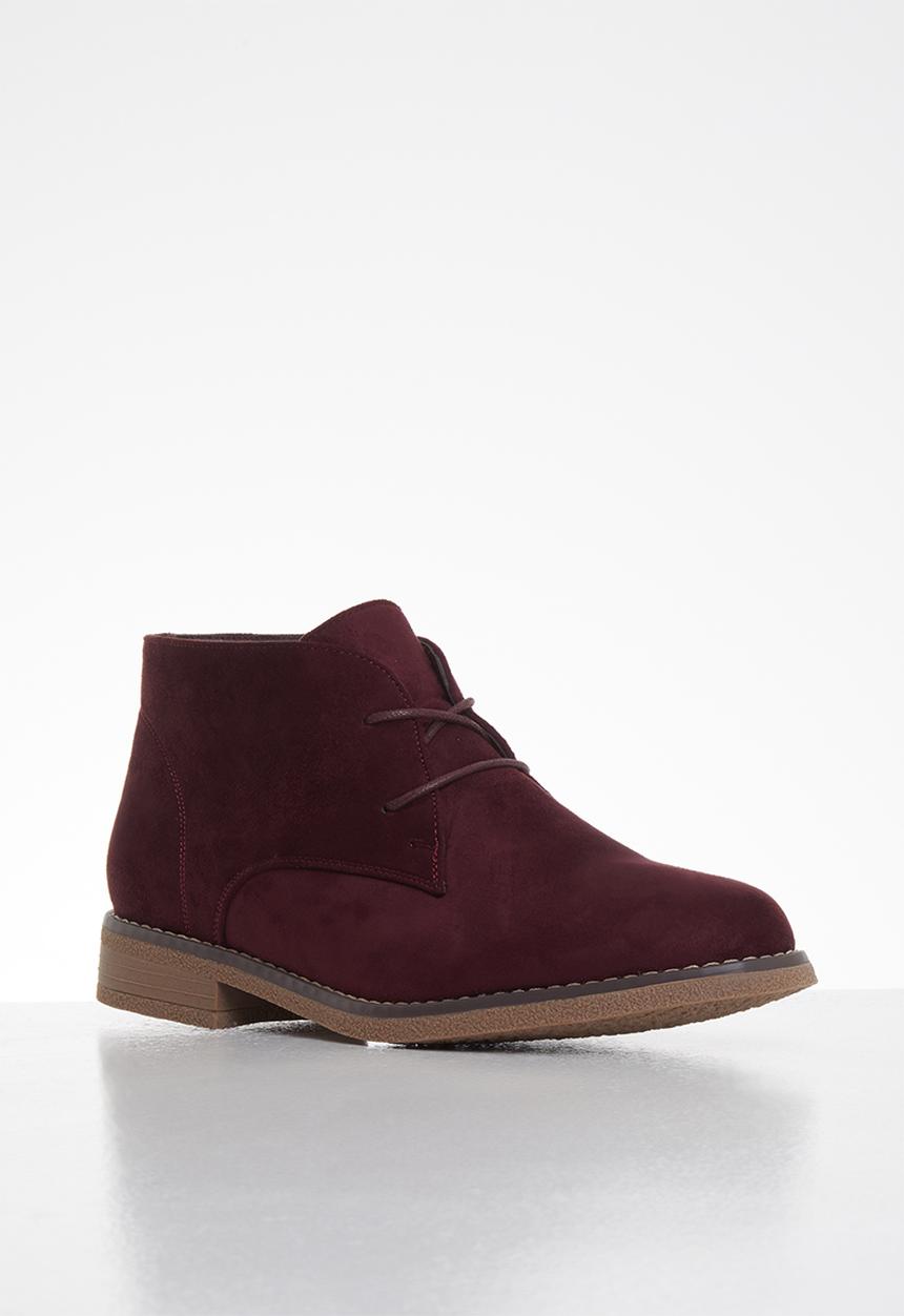 Butterfly Feet - Essex bootie - burgundy