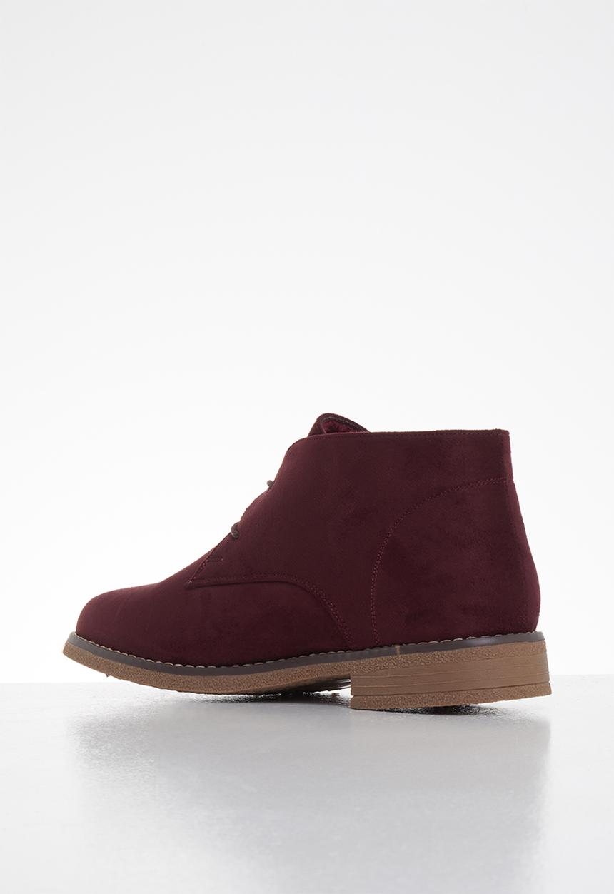 Butterfly Feet - Essex bootie - burgundy