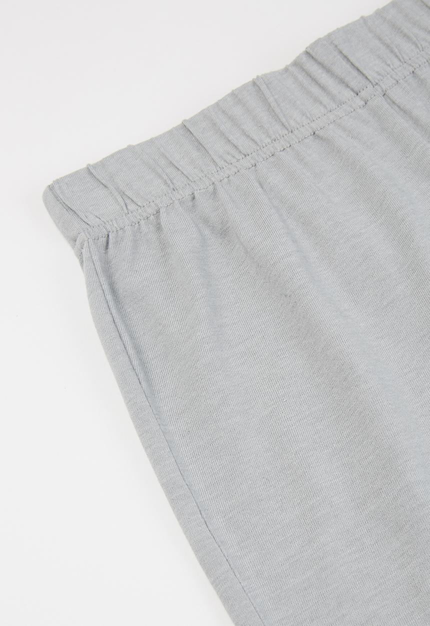 Rebel Republic - Boys tee & shorts pj set - grey & black 