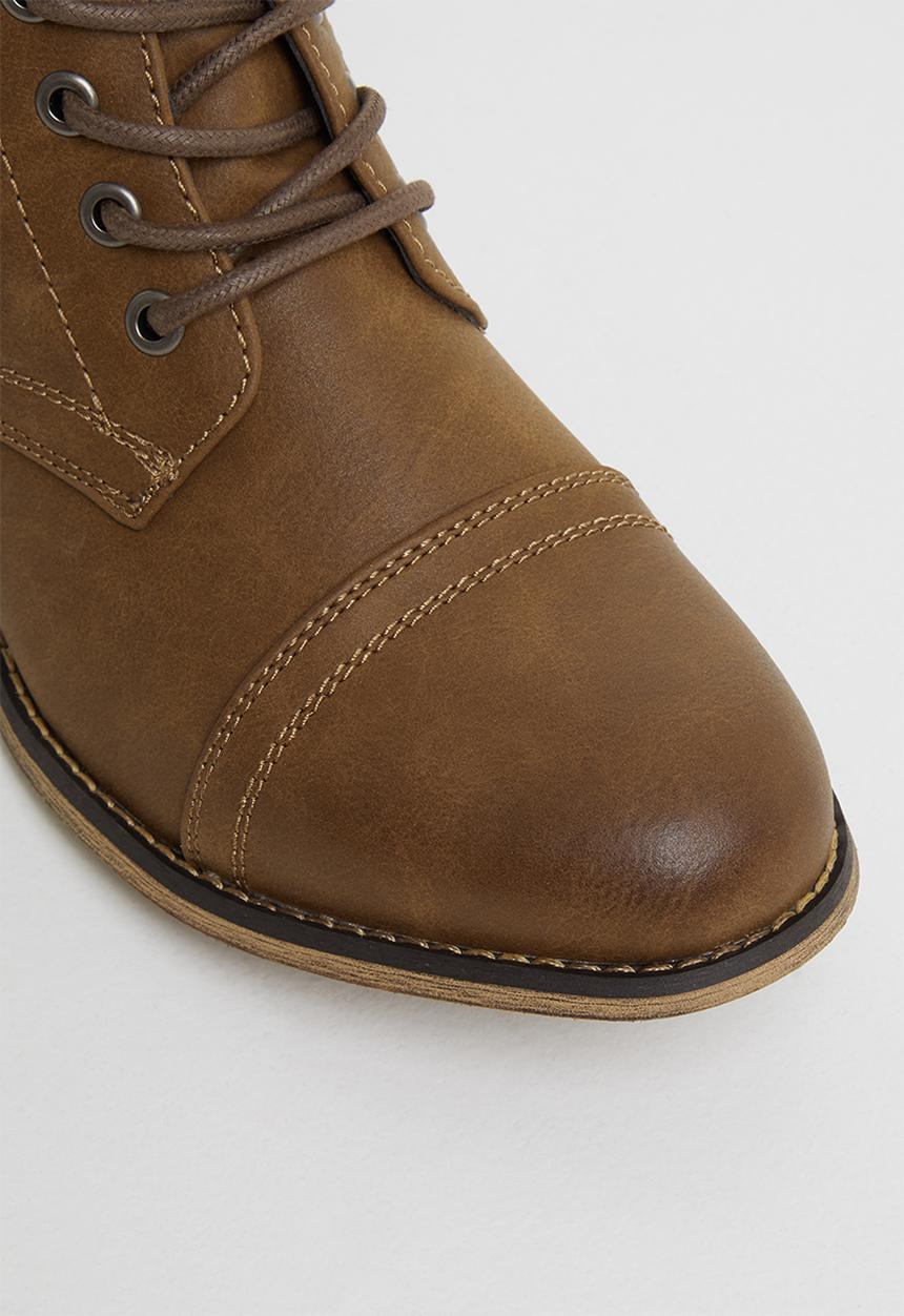 Miss Black - Bon bon 2 mid calf boot - tan