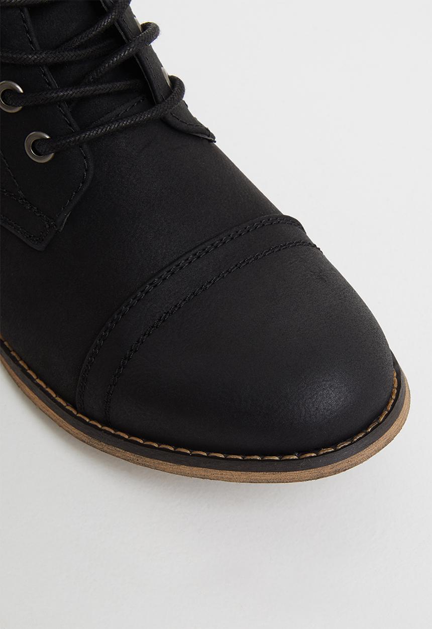 Miss Black - Bon bon 2 mid calf boot - black