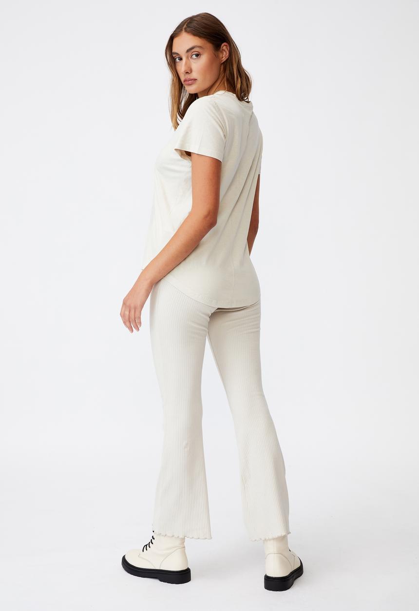 Cotton On - The one crew tee - stone
