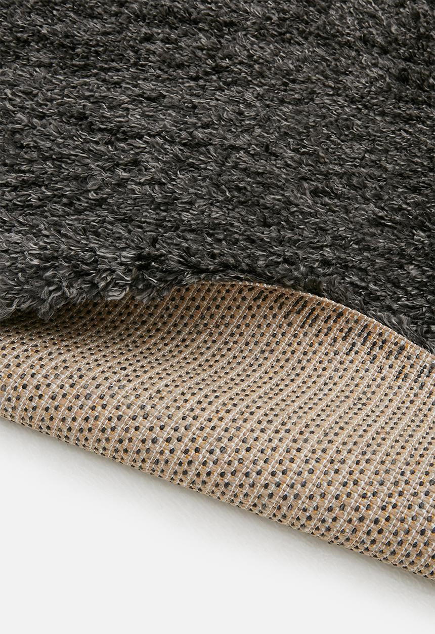 Fotakis - Gipsy shaggy rug - plain charcoal