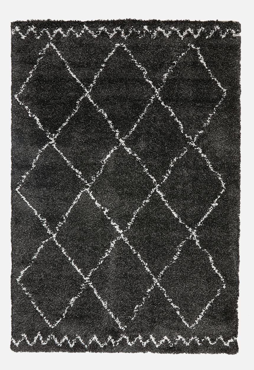 Fotakis - Gipsy shaggy rug - diamond charcoal