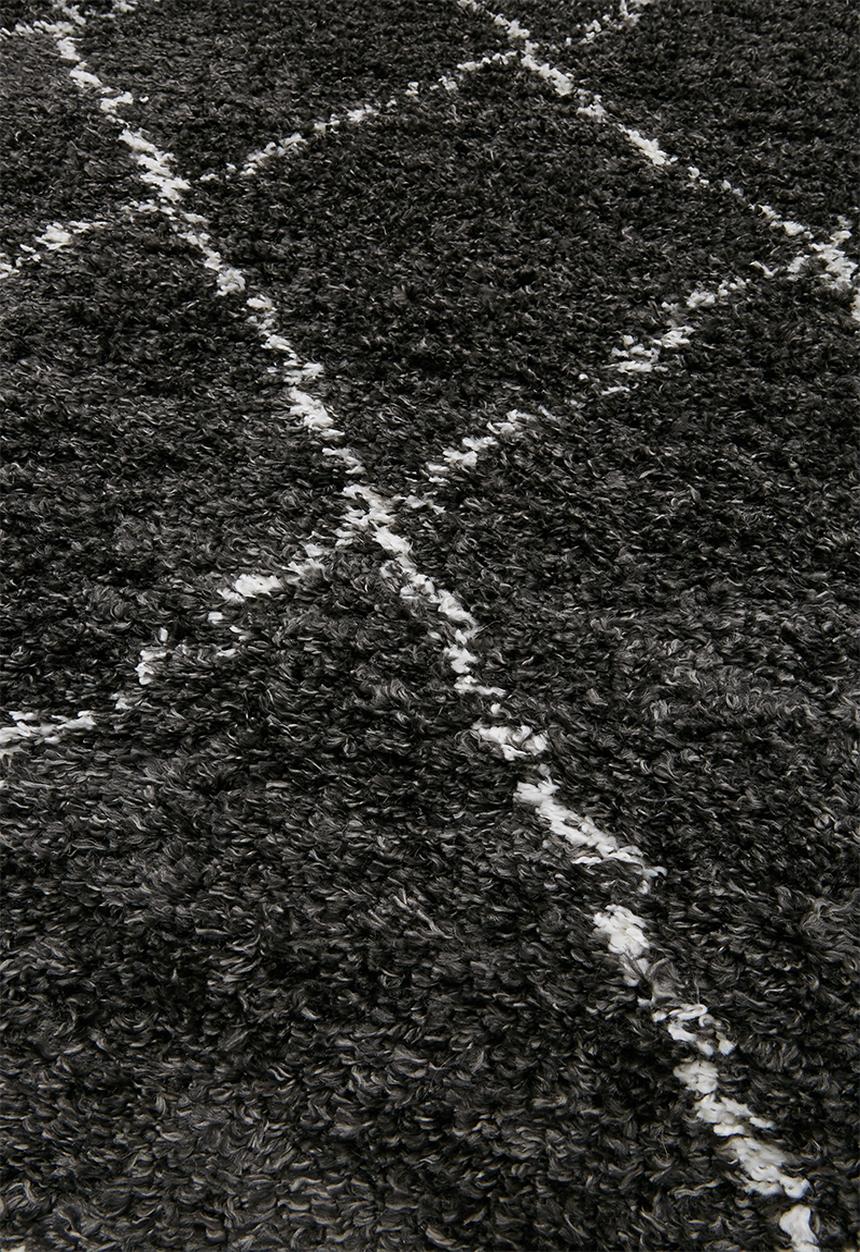 Fotakis - Gipsy shaggy rug - diamond charcoal