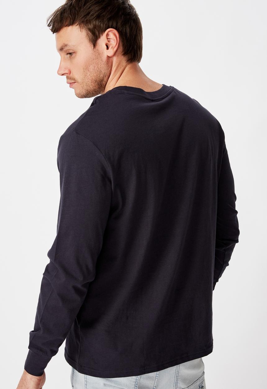 Cotton On - Tbar long sleeve T-shirt - navy
