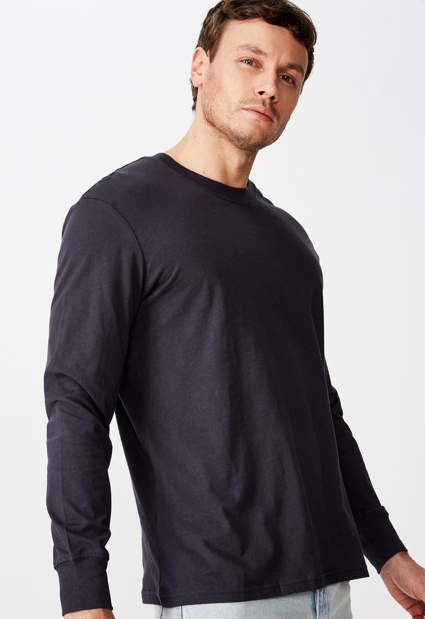Cotton On - Tbar long sleeve T-shirt - navy