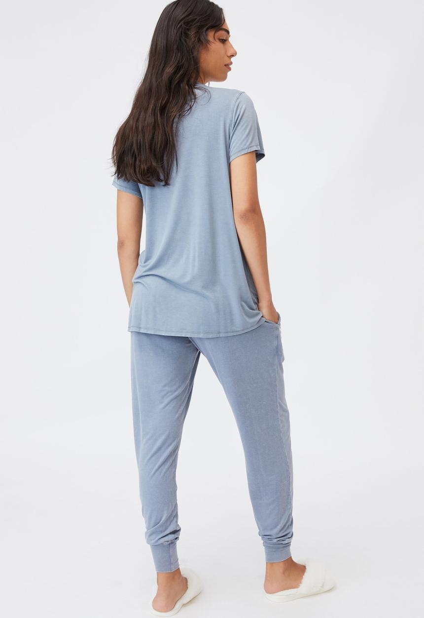 Cotton On - Sleep recovery maternity pant - blue