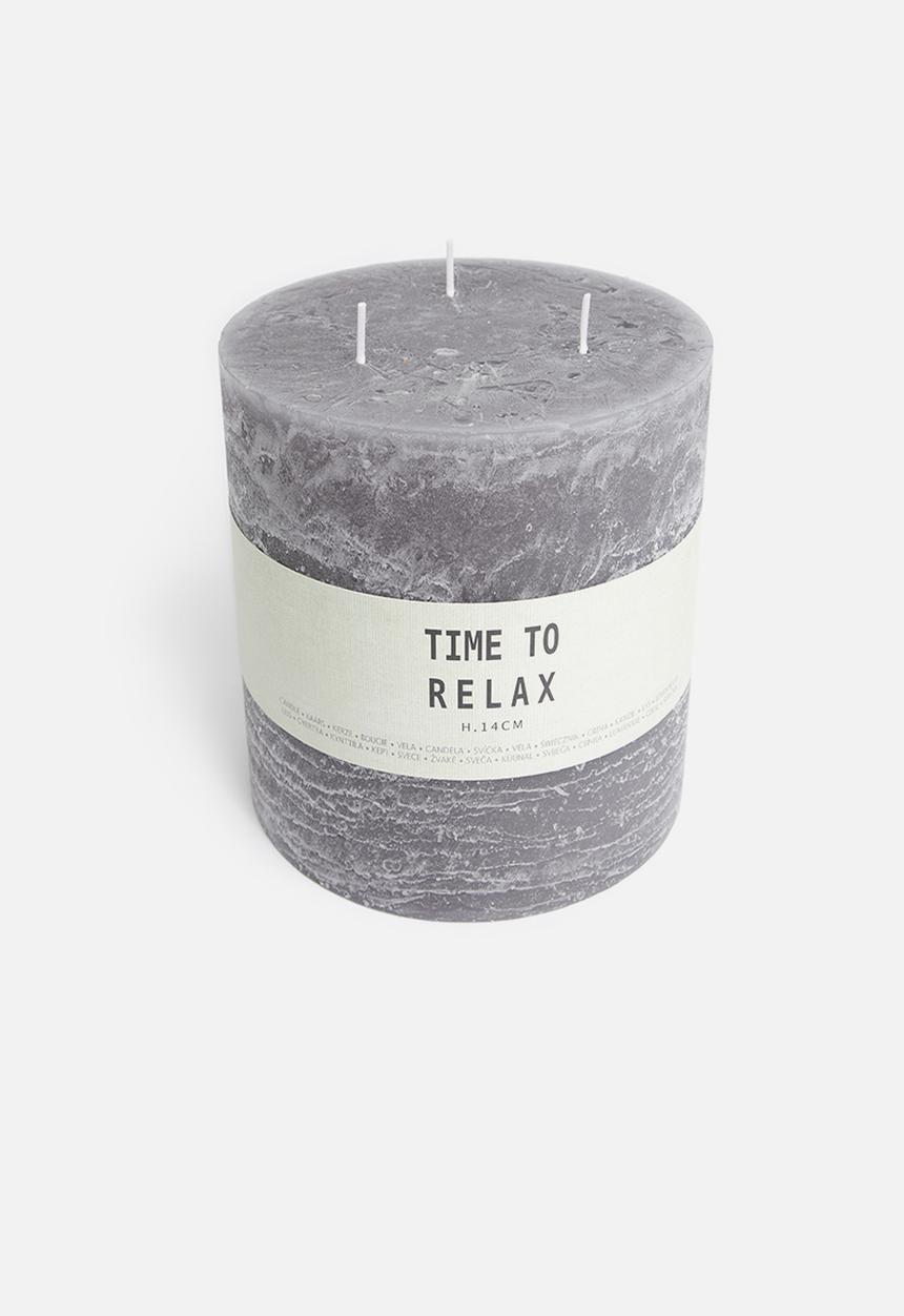 H&S - Relax 3-wick candle - grey