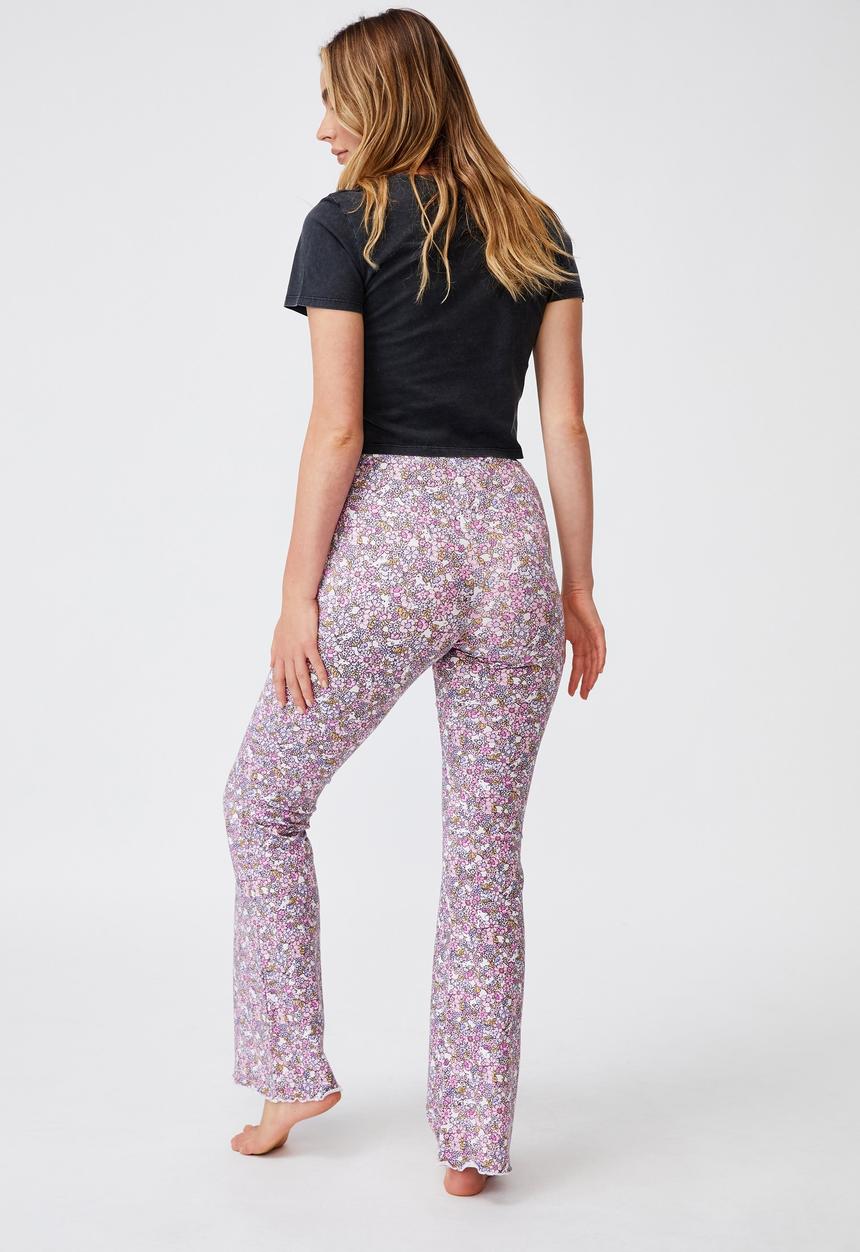 Cotton On - Jersey bed pant - vintage ditsy bunny pink