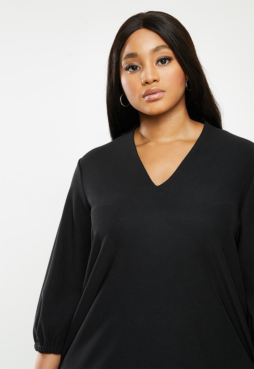 Violeta by Mango - Plus dress jan - black