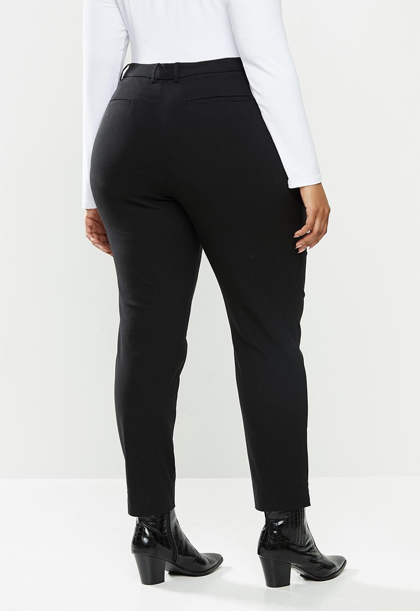 Violeta by Mango - Plus Trousers cocola - black