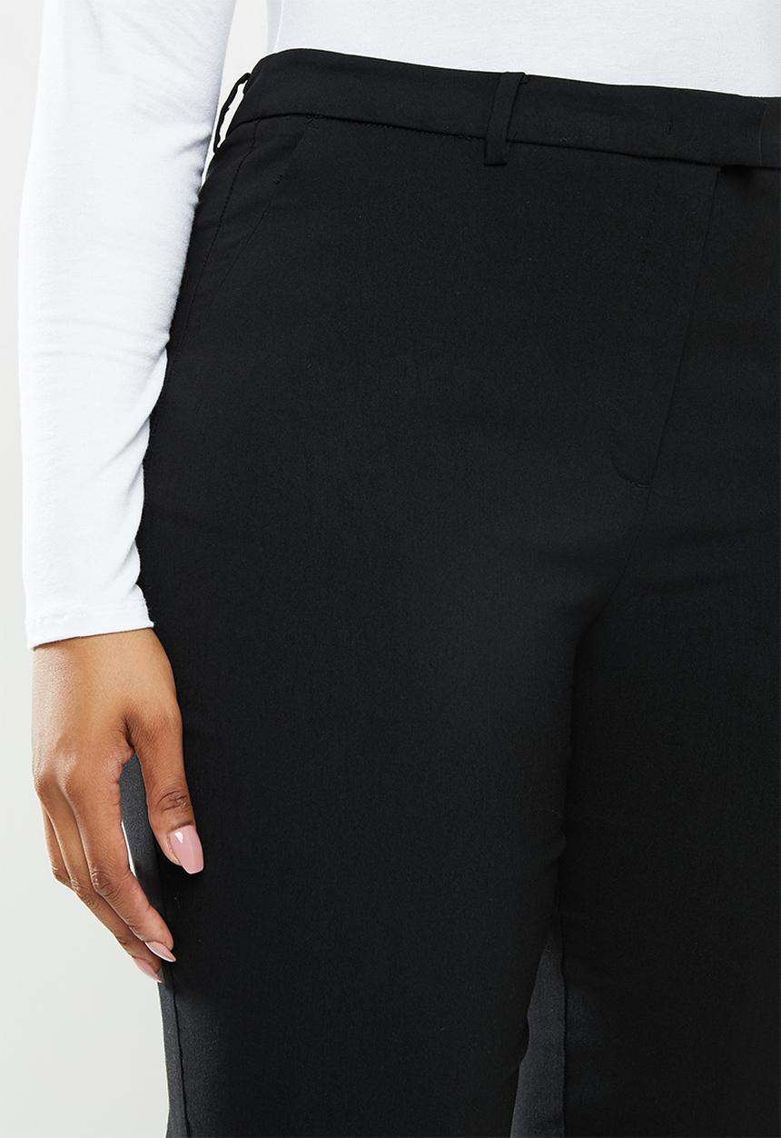 Violeta by Mango - Plus Trousers cocola - black
