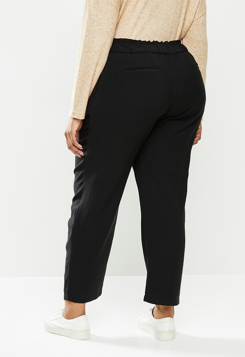 Violeta by Mango - Plus Trousers kenia - black
