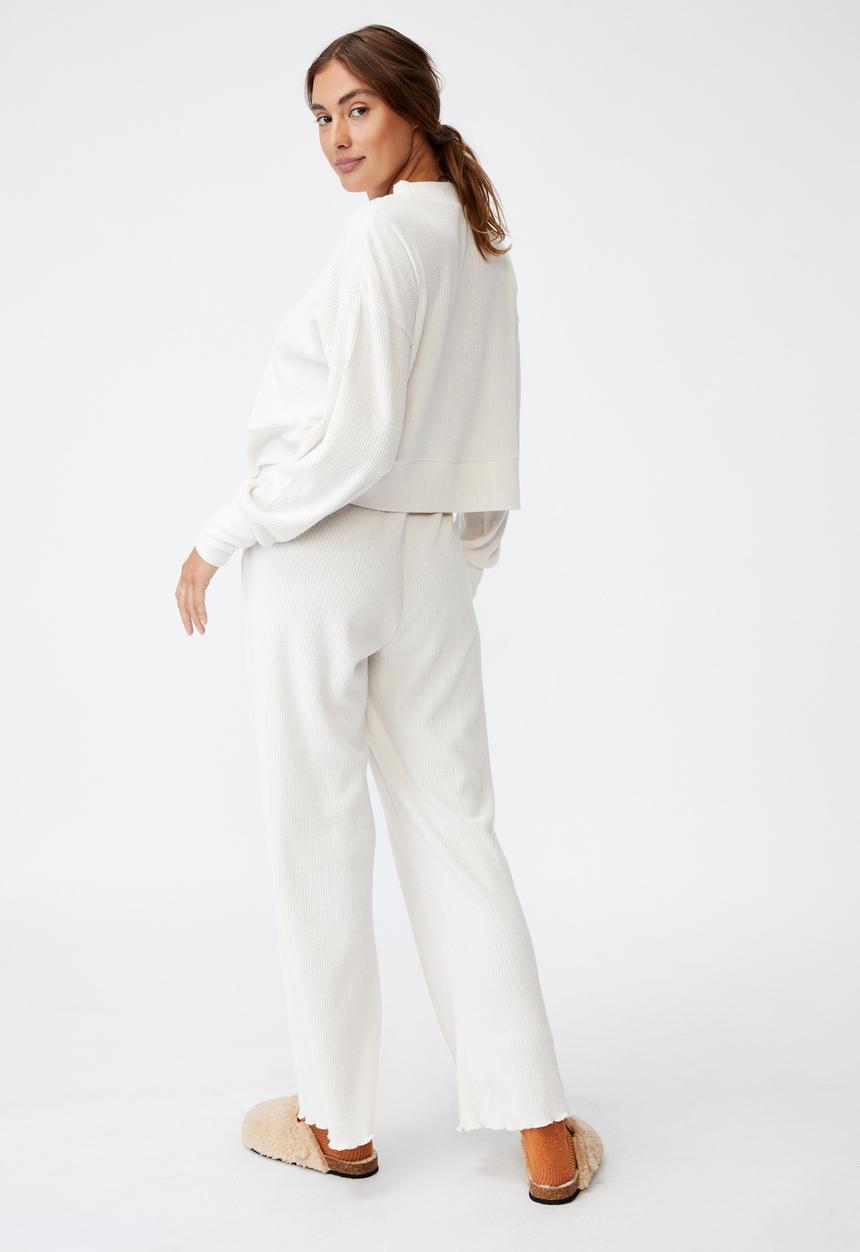 Cotton On - Super soft long sleeve crew - soft grey marle