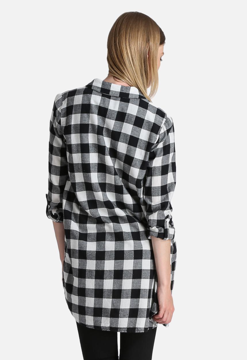 ONLY - Isabella Check Oversize Shirt