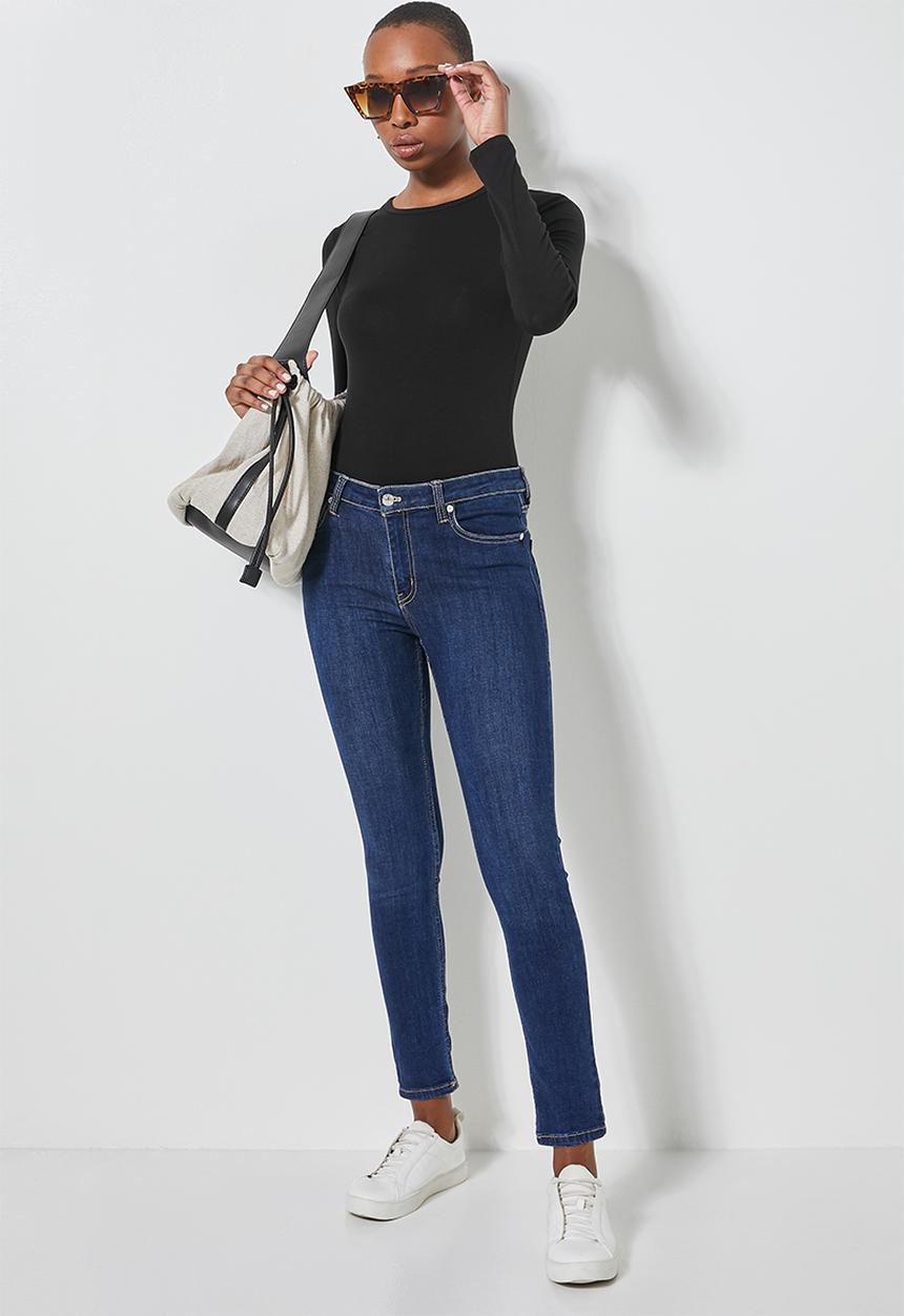 Superbalist - 2 Pack crew neck bodysuit - black & white
