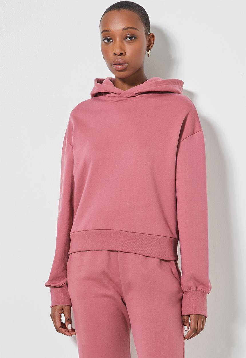 Superbalist - Crop hoodie - pink