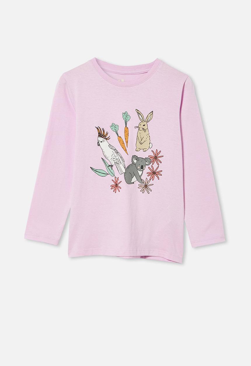 Cotton On - Penelope long sleeve tee - pale violet