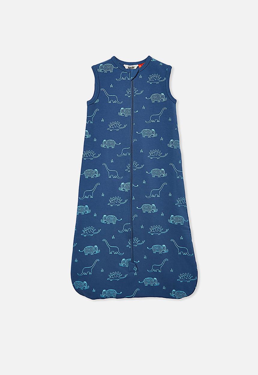 Cotton On - The fleece winter bundler - petty blue/dino mammoth