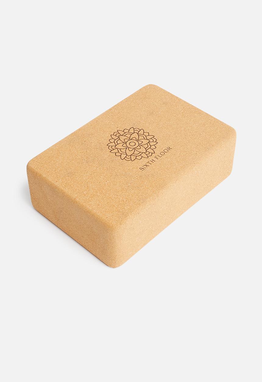 Sixth Floor - Yoga block - cork flower