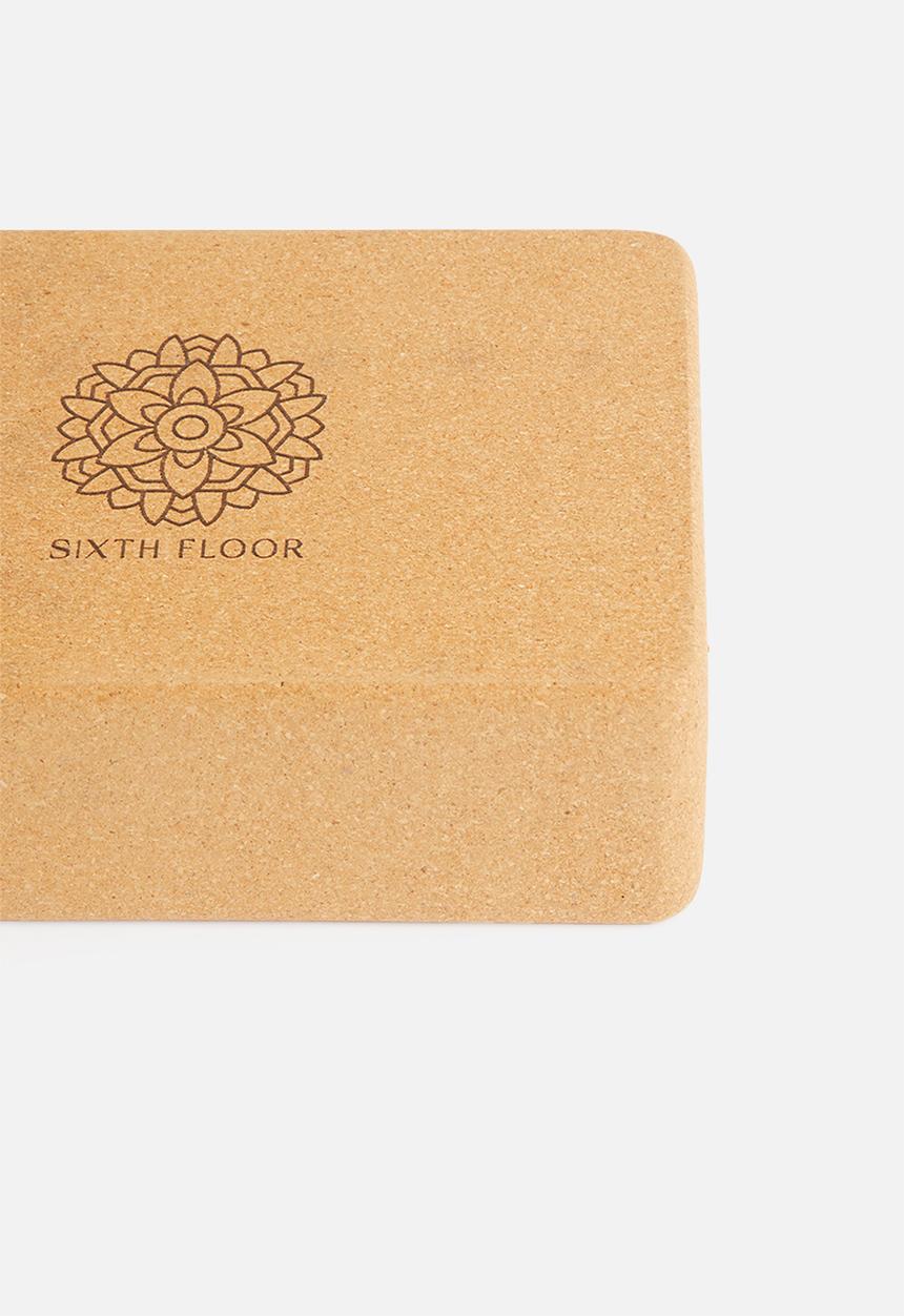 Sixth Floor - Yoga block - cork flower