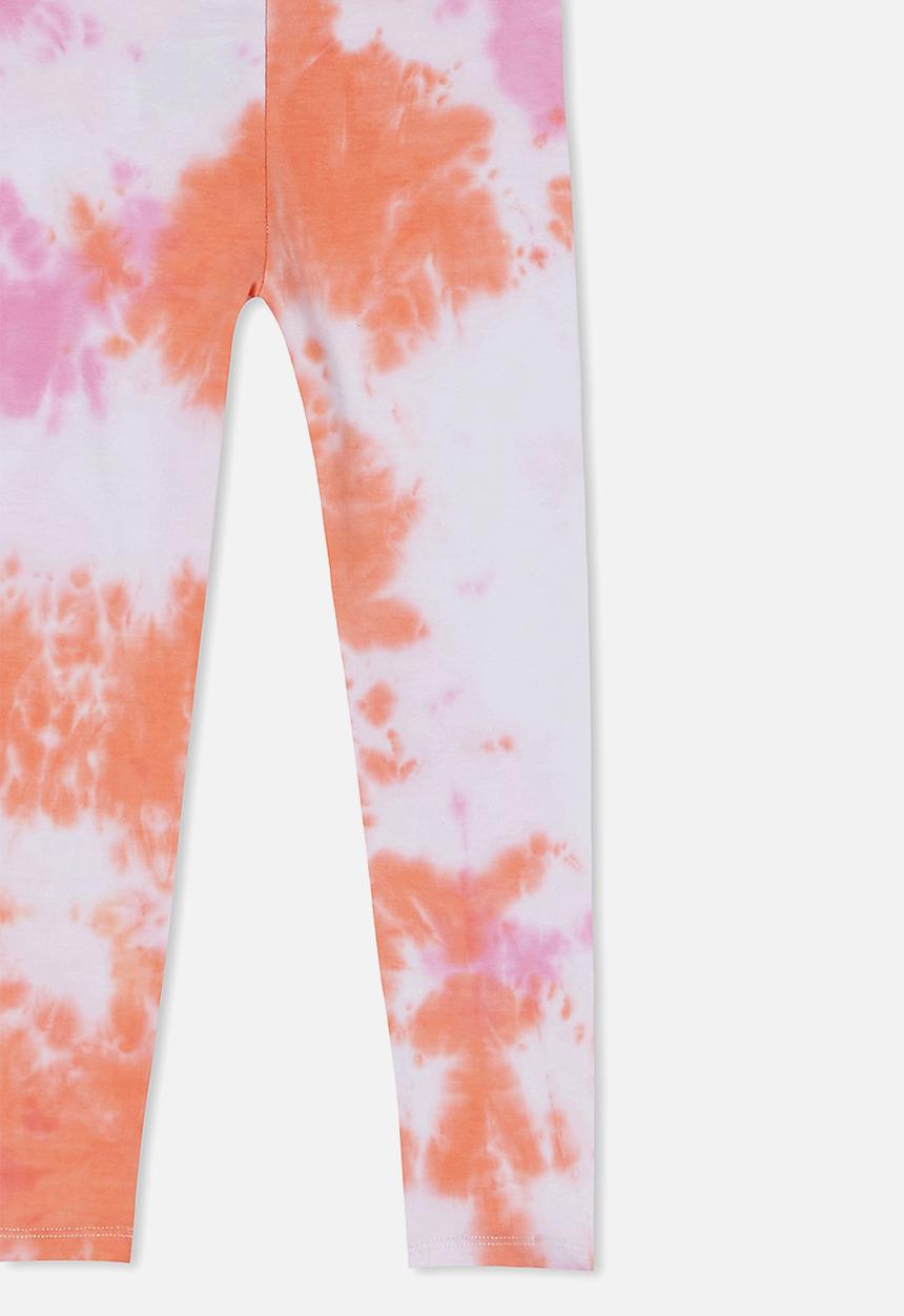 Cotton On - Huggie tights - peach & pink 