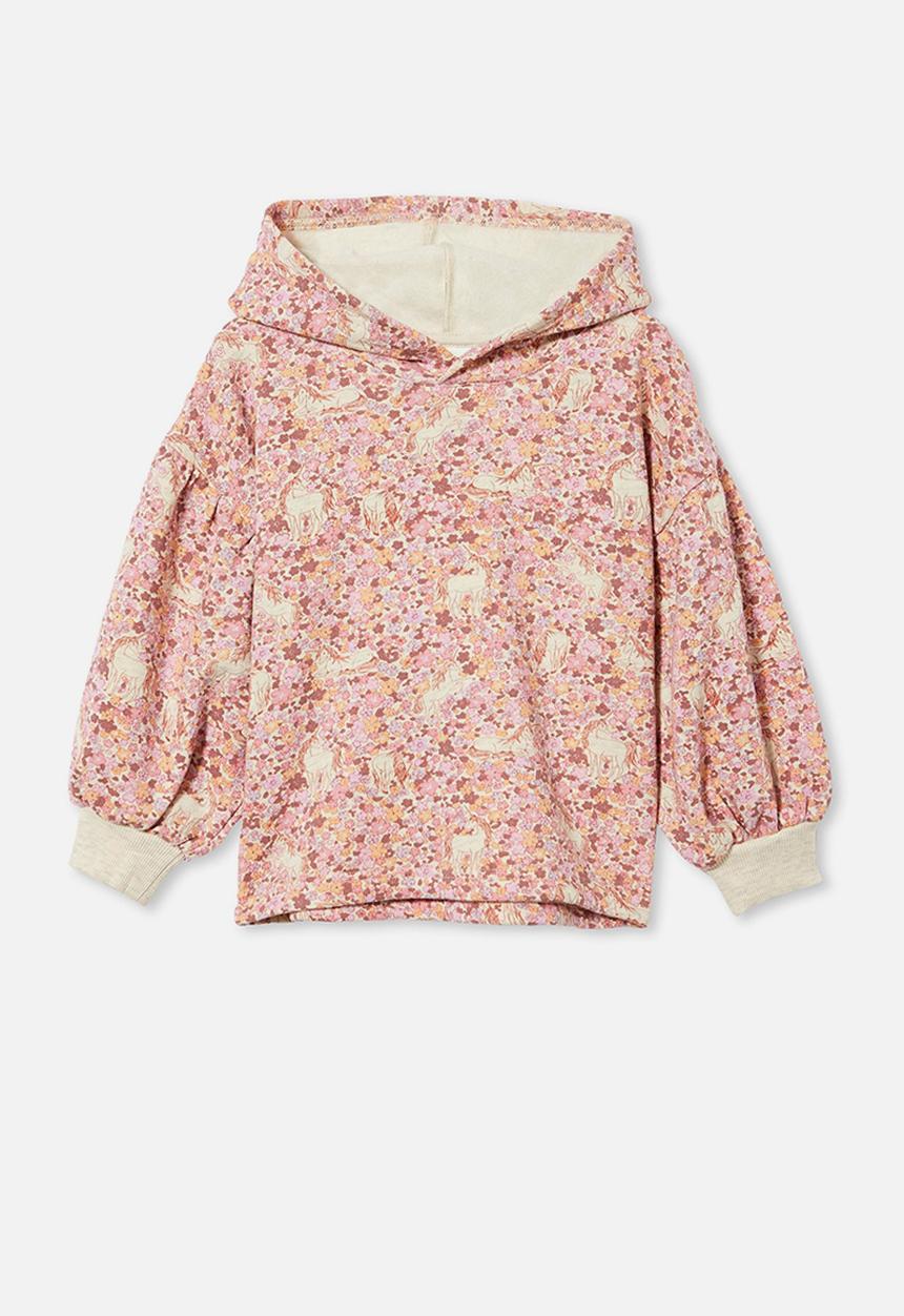 Cotton On - Tilly puff sleeve hoodie - multi 