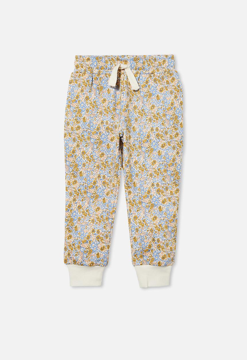 Cotton On - Marlo trackpant - yellow & blue 