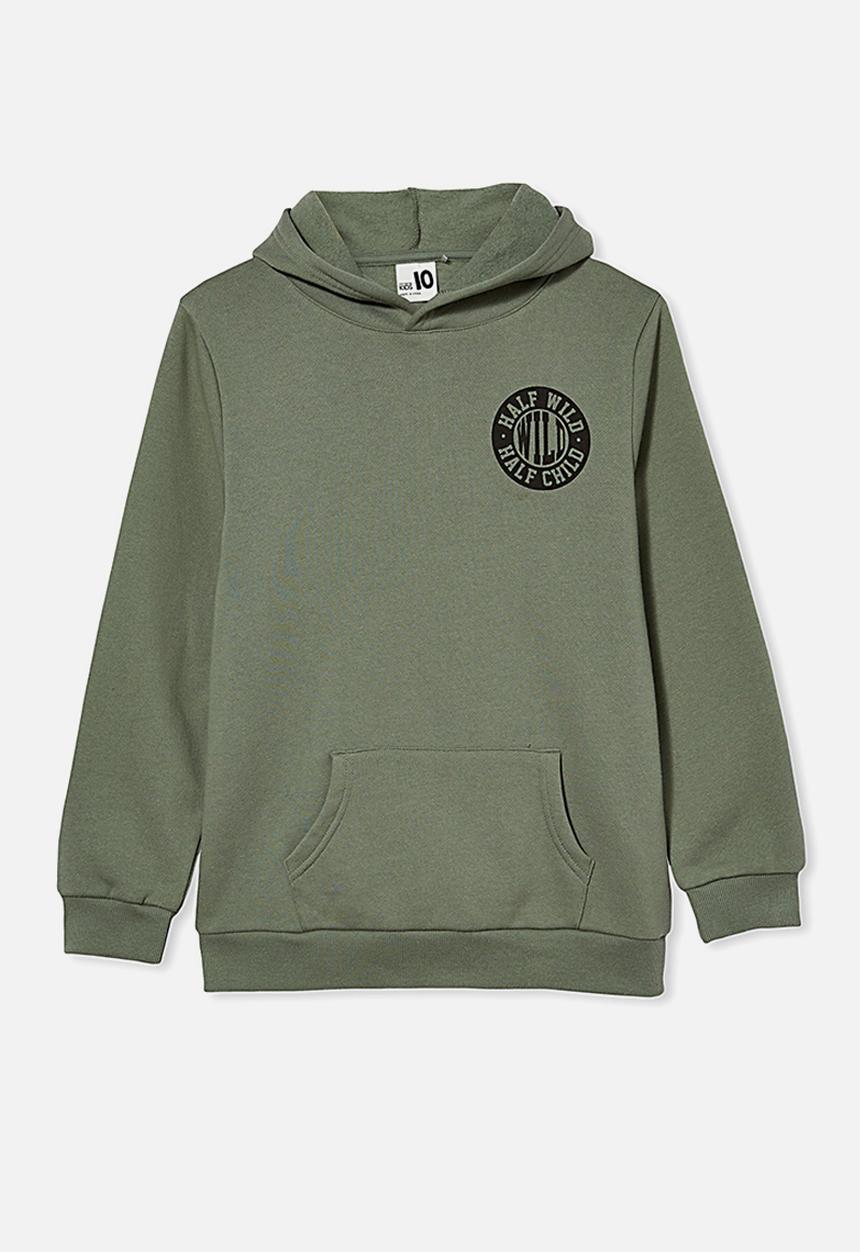 Cotton On - Street hoodie - olive 