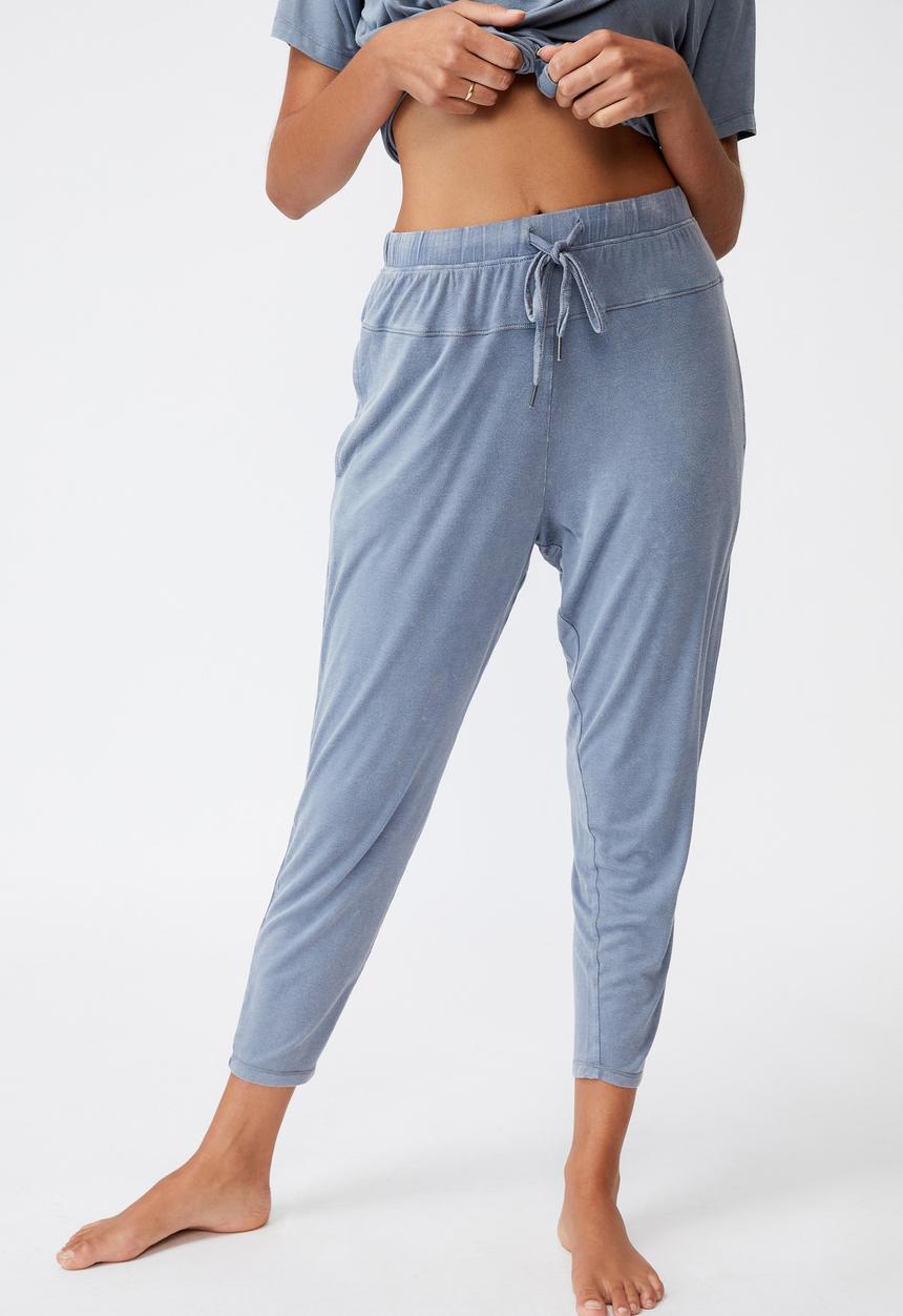 Cotton On - Sleep recovery pant - blue jay wash