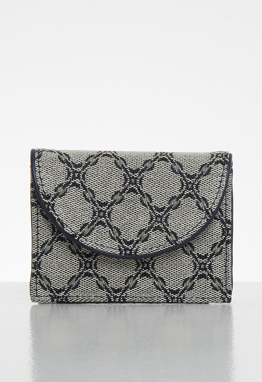 MANGO - Jacquard wallet - neutral & black 