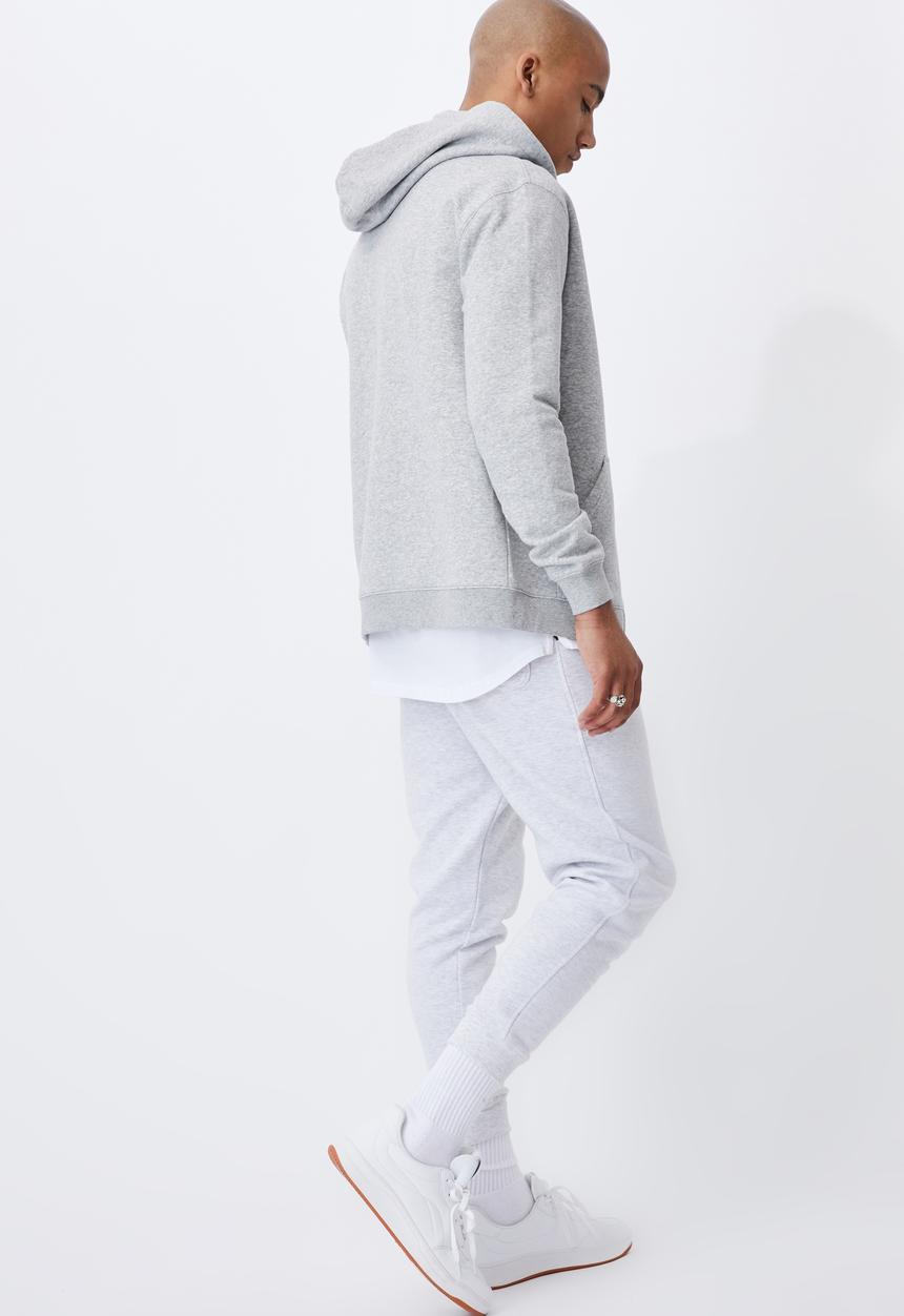 Cotton On - Essential zip thru - light grey marle