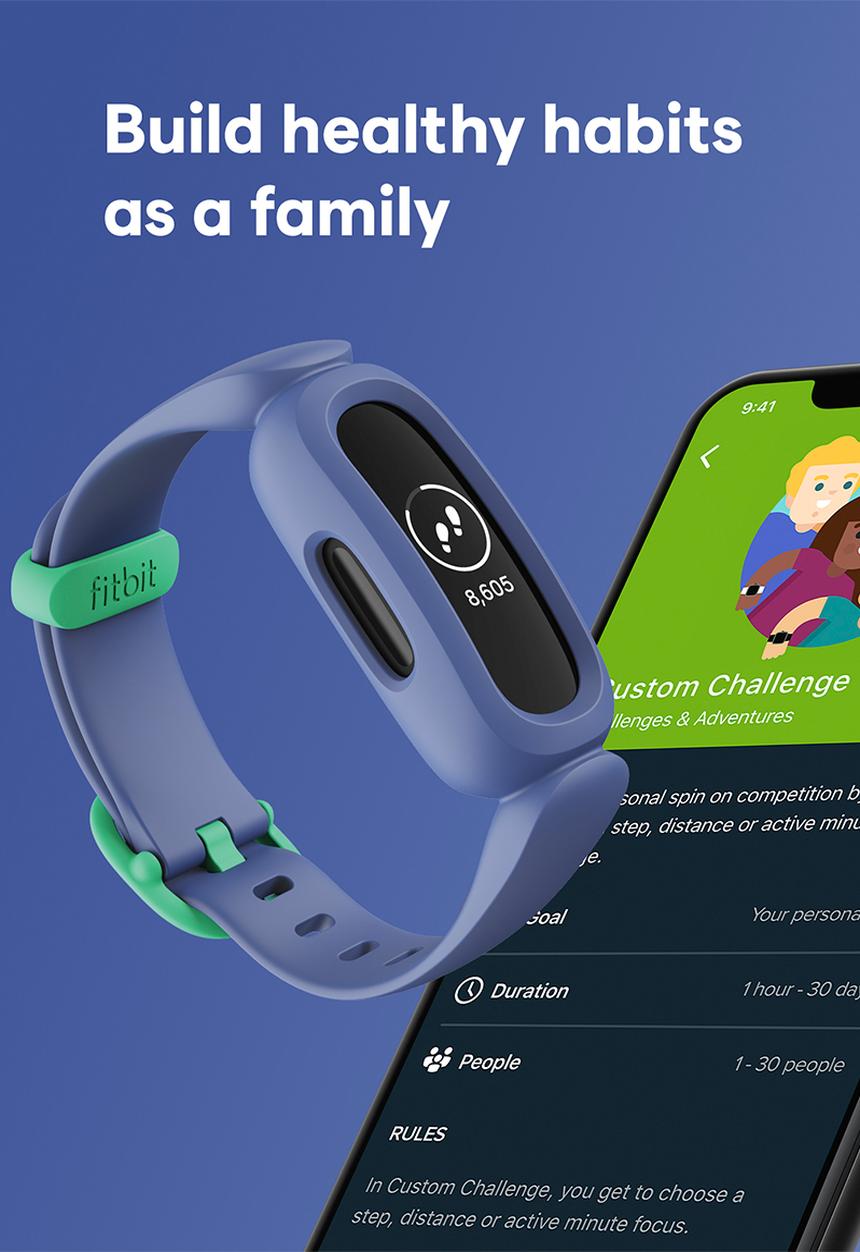 Fitbit - Fitbit ace 3 - blue & green