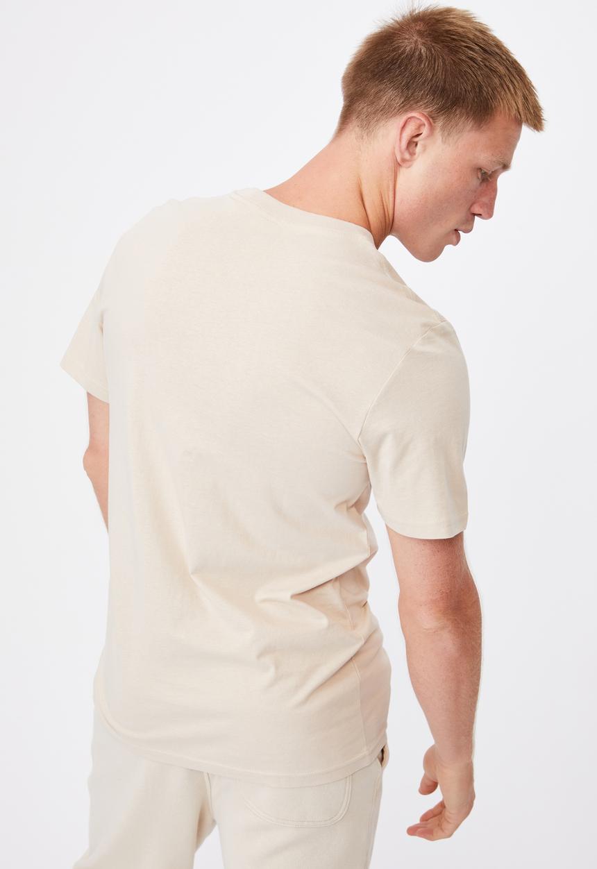 Cotton On - Tbar text t-shirt - ivory
