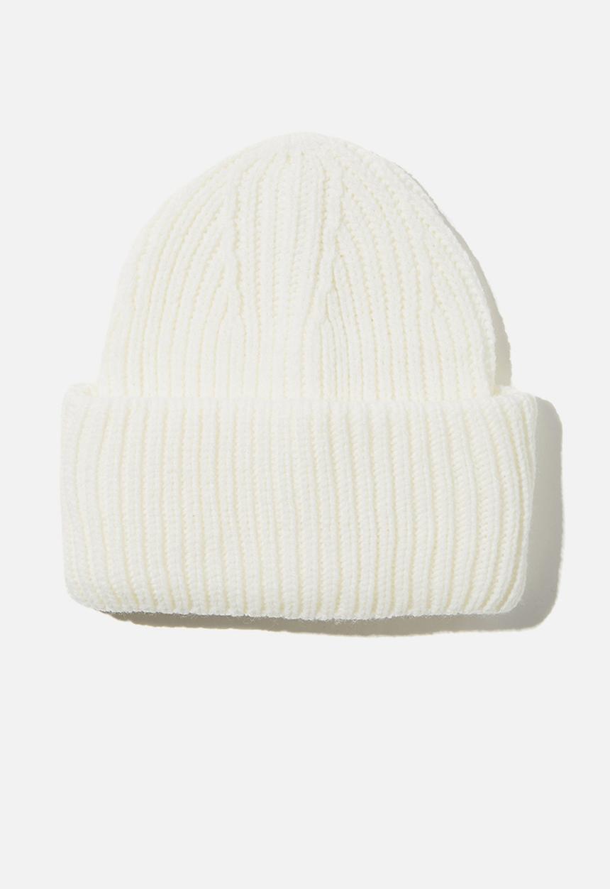 Rubi - Adrianna ribbed beanie - ecru