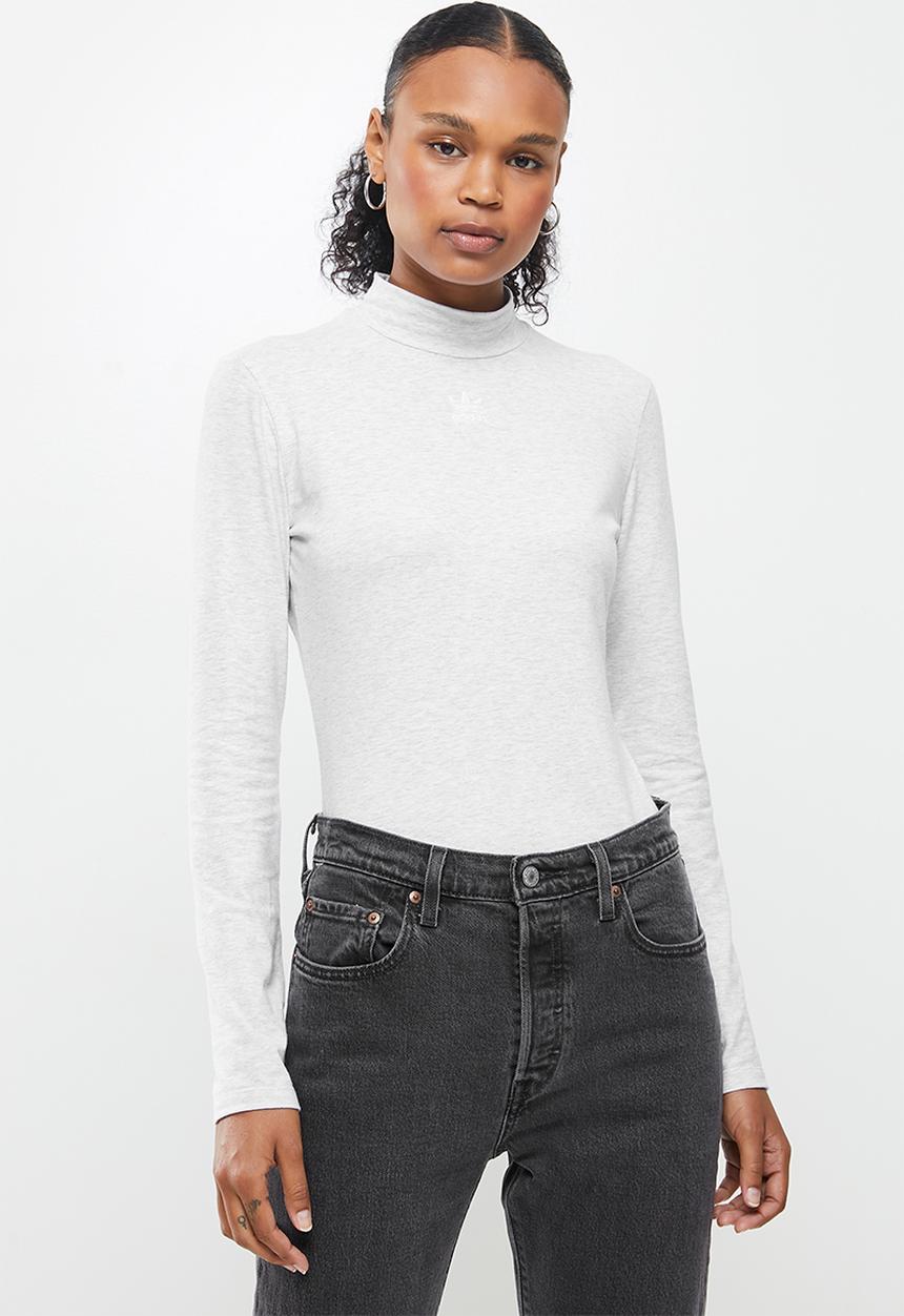 adidas Originals - Originals fitted long sleeve tee - grey