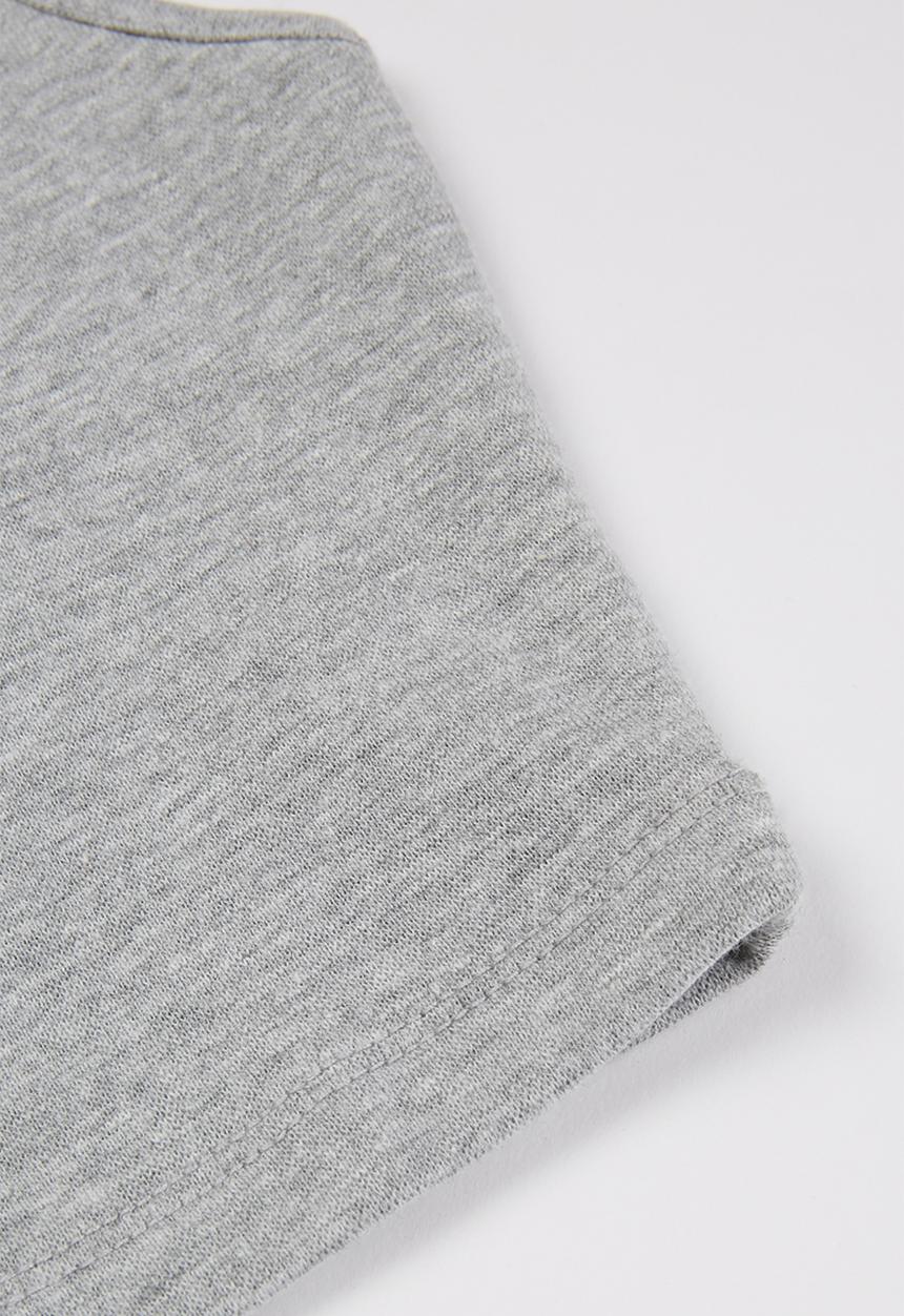 MANGO - Betty sleeveless crop top - grey