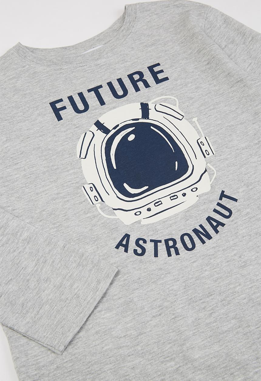 MANGO - Oficio long sleeve tee - grey