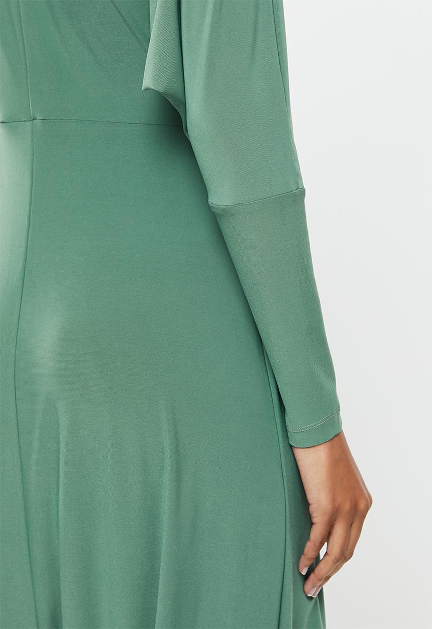 MILLA - Dolman sleeve knit maxi dress - green