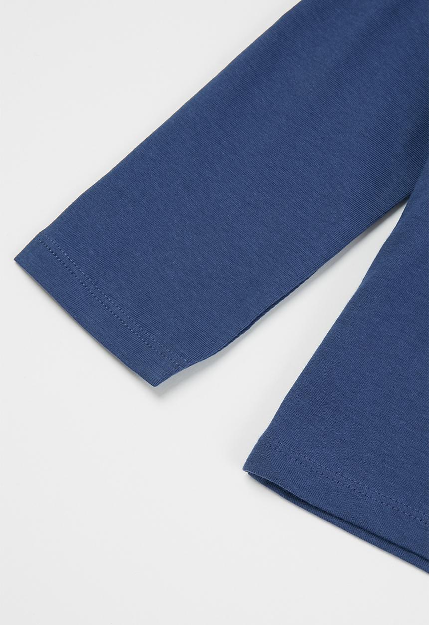 MANGO - Oficio long sleeve tee - navy