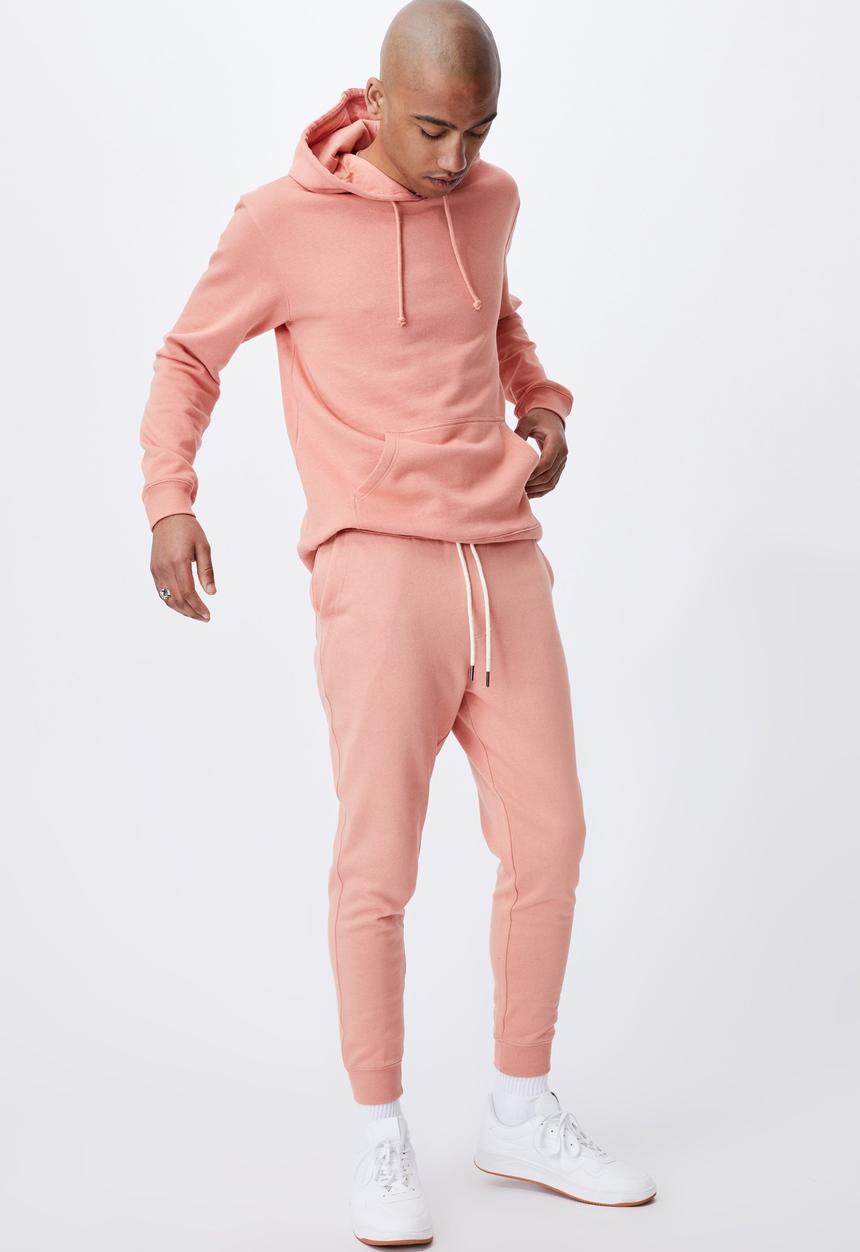 Cotton On - Trippy slim trackie - canyon clay