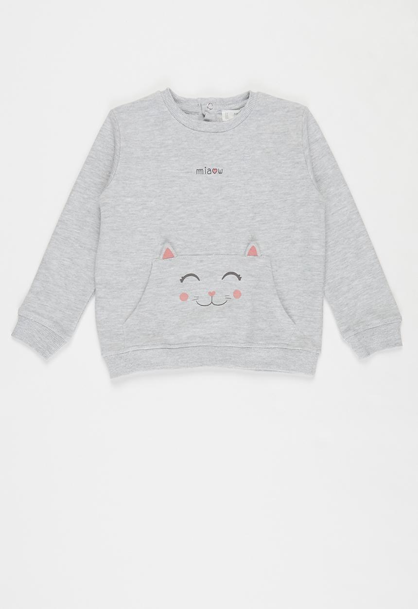 MANGO - Mires sweatshirt - grey