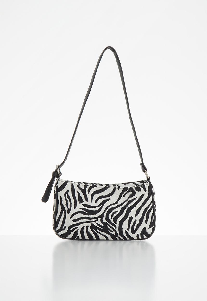 Rubi - Lexi underarm bag - black & white