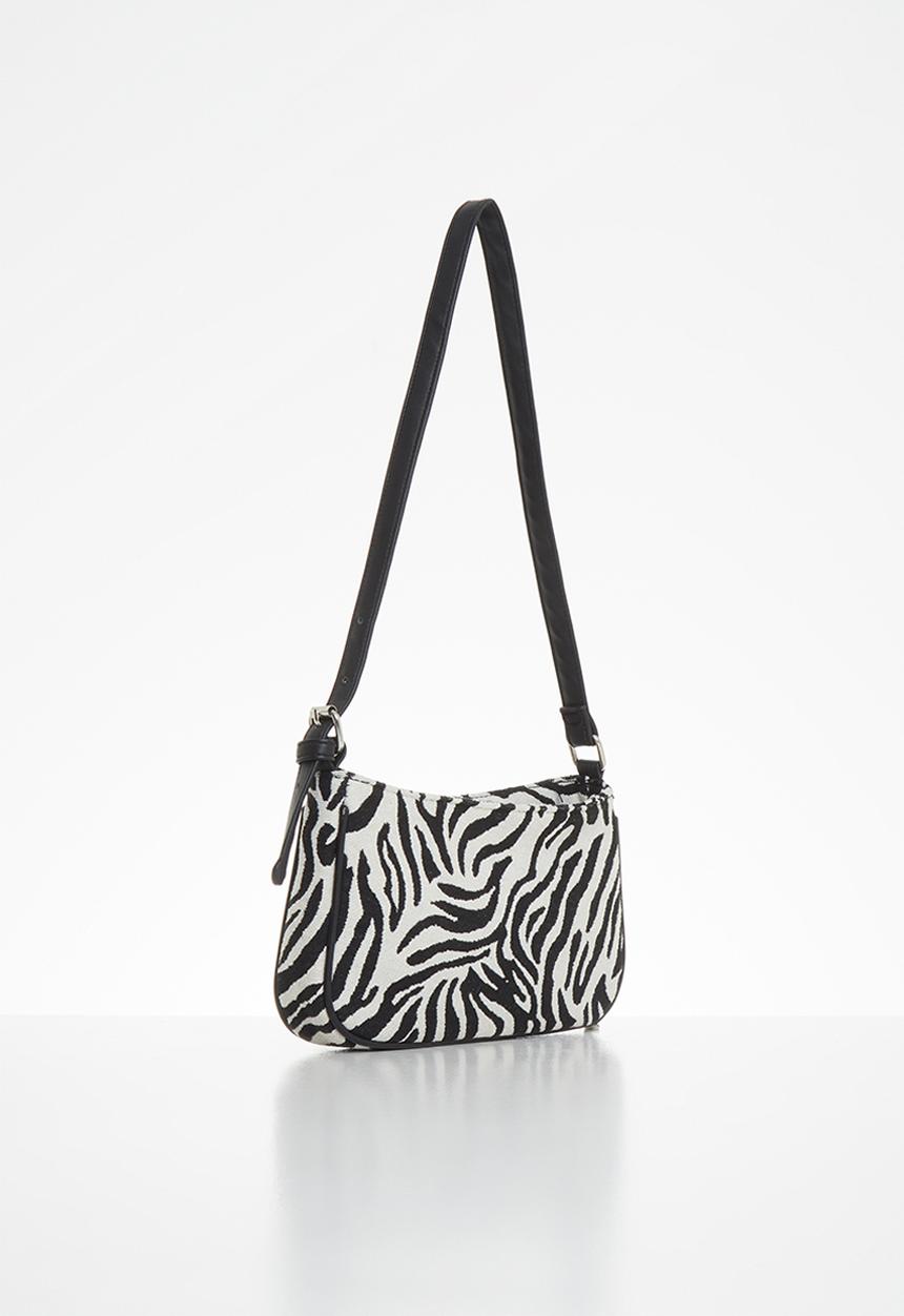Rubi - Lexi underarm bag - black & white