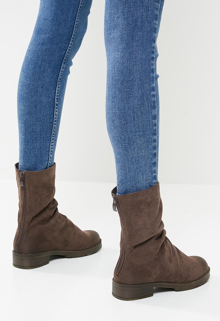 Footwork - Calla slouchy boot - brown