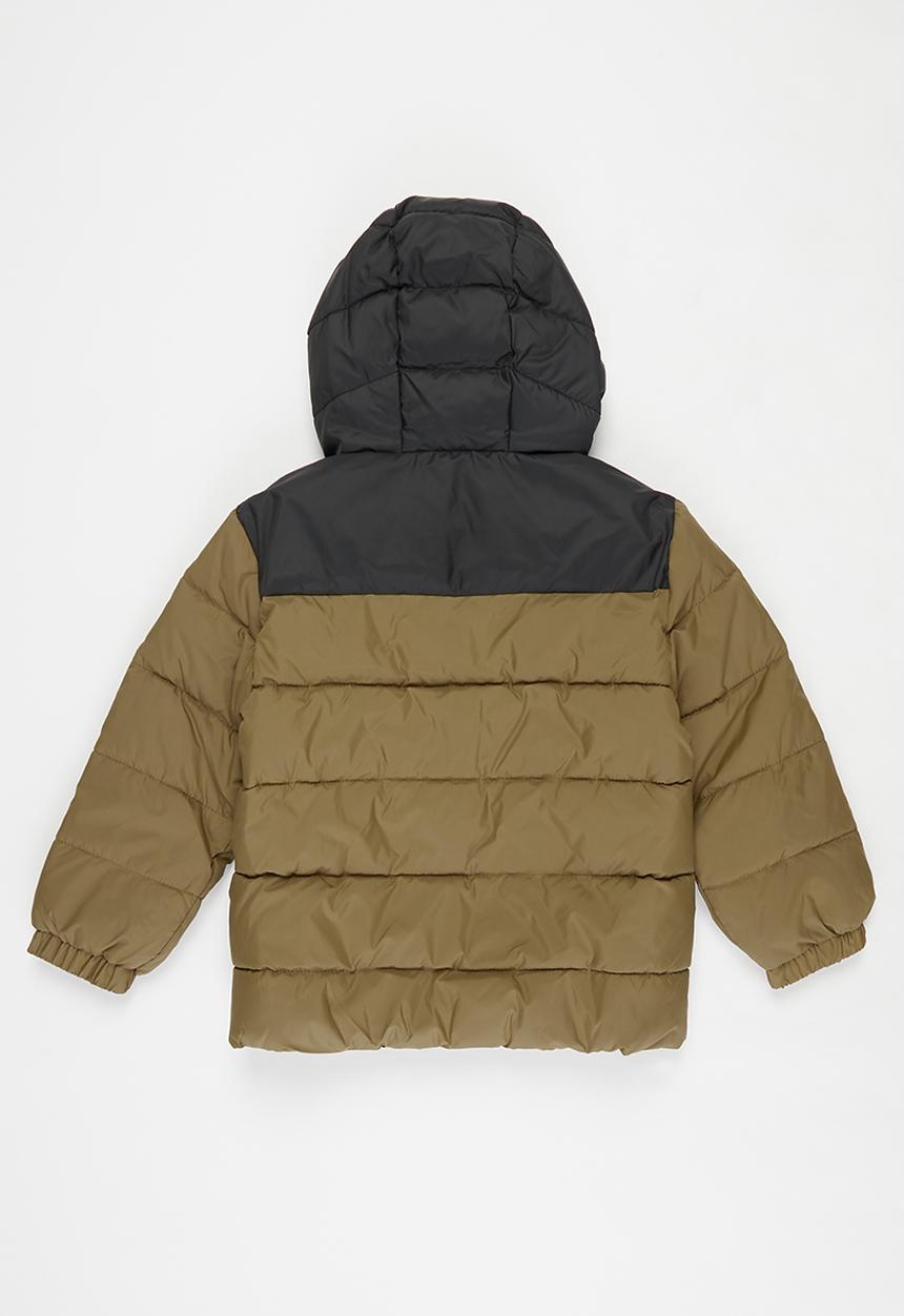 MANGO - America anorak - brown & black 